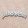 Jewelry * | Montana Silversmiths Square Cz Link Bracelet