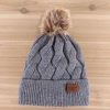 Winter Accessories * | Gray Mainstay Pom Hat