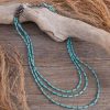 Jewelry * | West And Company Turquoise Layered Faux Navajo Beaded Necklace