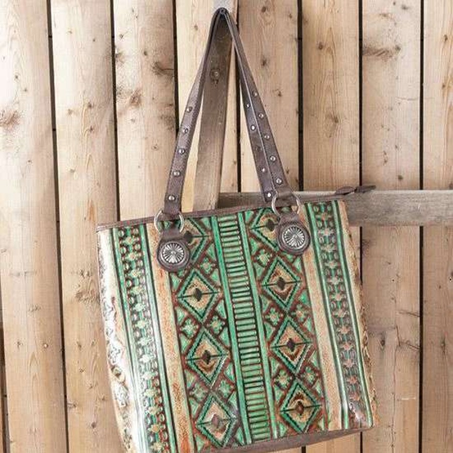 Handbags * | Canyon Run Concealed Carry Aztec Handbag