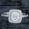 Jewelry * | Cushion Cut Pave Ring By Kelly Herd