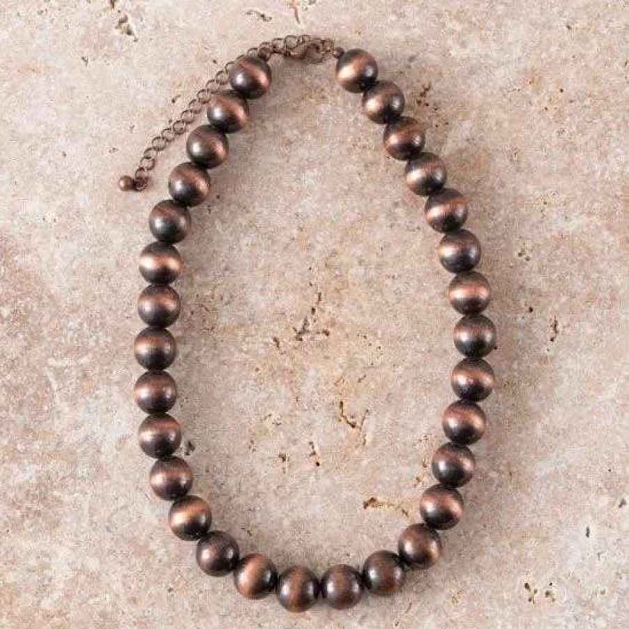 Jewelry * | Copper Navajo Necklace