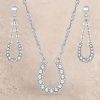 Jewelry * | Montana Silversmiths Crystal Horseshoe Jewelry Set