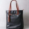 Handbags * | Black Snaffle Bit Tote