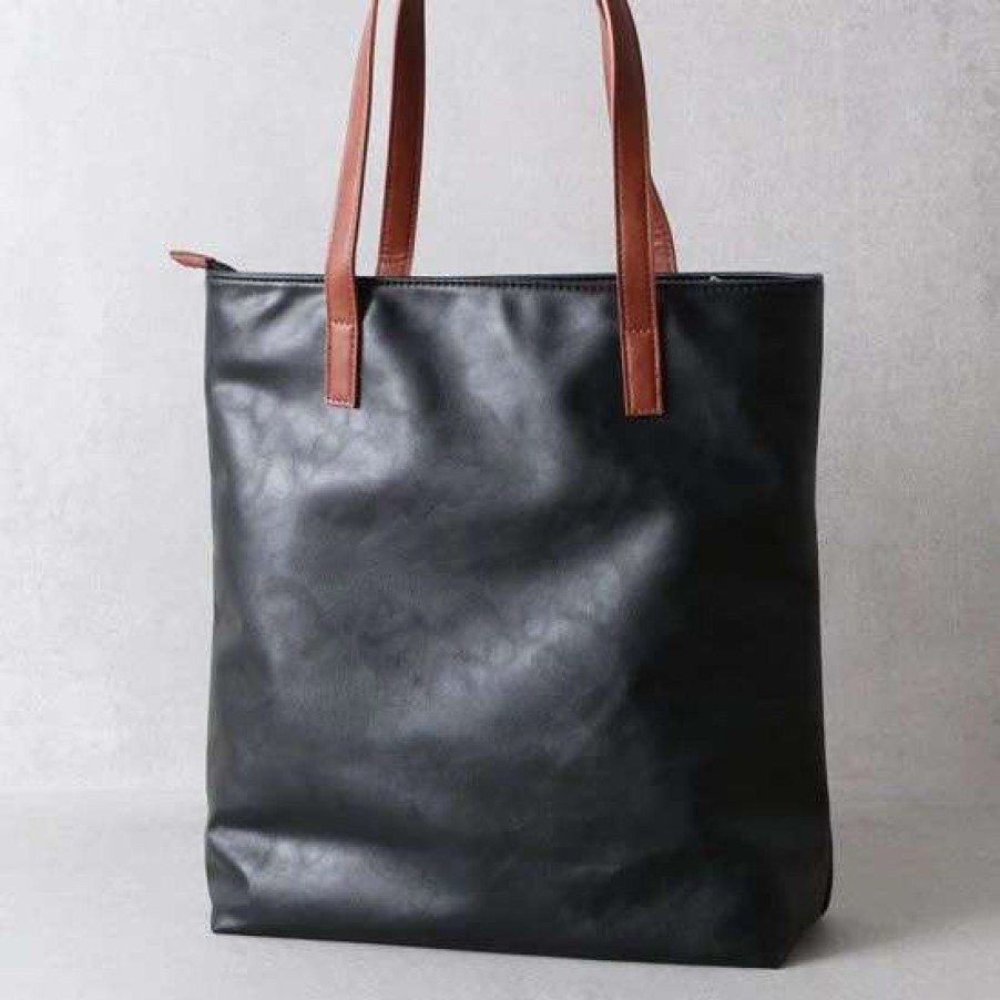 Handbags * | Black Snaffle Bit Tote