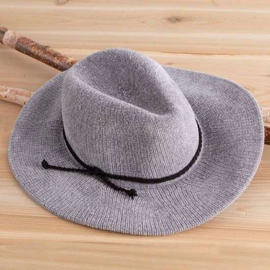 Winter Accessories * | Gray Panama Hat