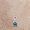 Jewelry * | Montana Silversmiths Touch Of Turquoise Necklace