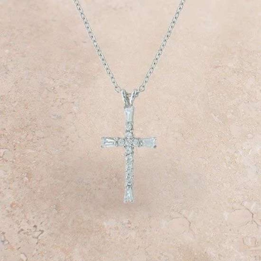 Jewelry * | Montana Silversmiths Radiant Faith Cross Necklace