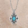 Jewelry * | Montana Silversmiths Turquoise Star Necklace