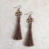 Jewelry * | Cowboy Collectibles Tribal And True Sorrel Horsehair Earrings