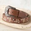 Belts * | Cowgirls Rock Pretty Floral Belt