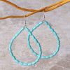 Jewelry * | West And Company Turquoise Beaded Earrings