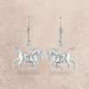 Jewelry * | Montana Silversmiths Prancing Horse Earrings