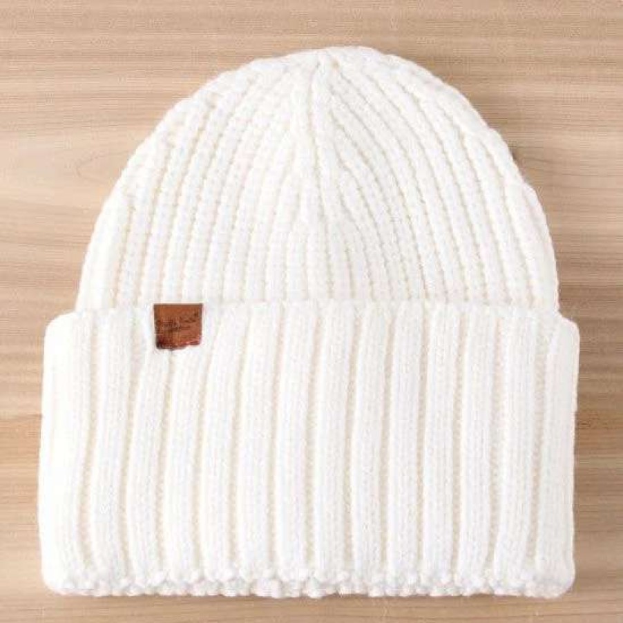 Winter Accessories * | Ivory Mainstay Beanie