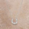 Jewelry * | Montana Silversmiths Longline Horsehoe Necklace