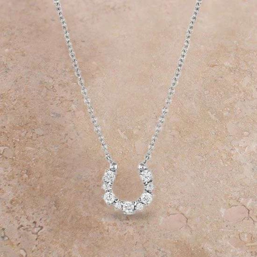 Jewelry * | Montana Silversmiths Longline Horsehoe Necklace