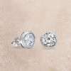 Jewelry * | Montana Silversmiths Cz Stud Earrings