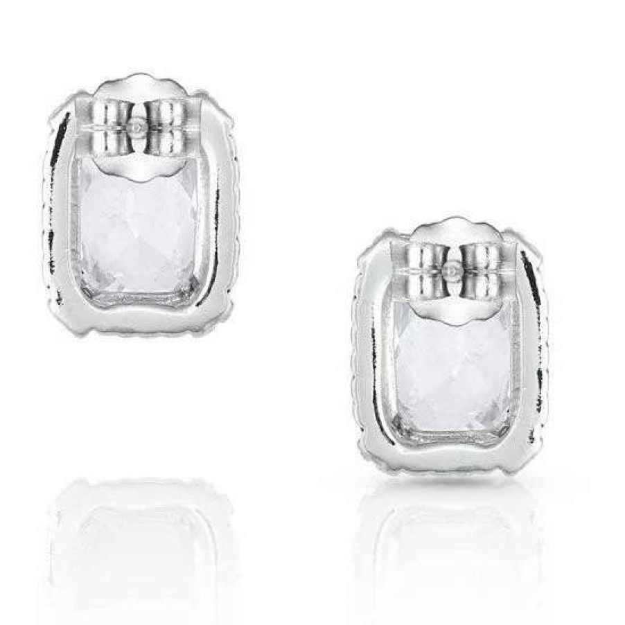 Jewelry * | Montana Silversmiths Star Light'S Bliss Crystal Earrings