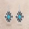 Jewelry * | Montana Silversmiths Turquoise Star Earings