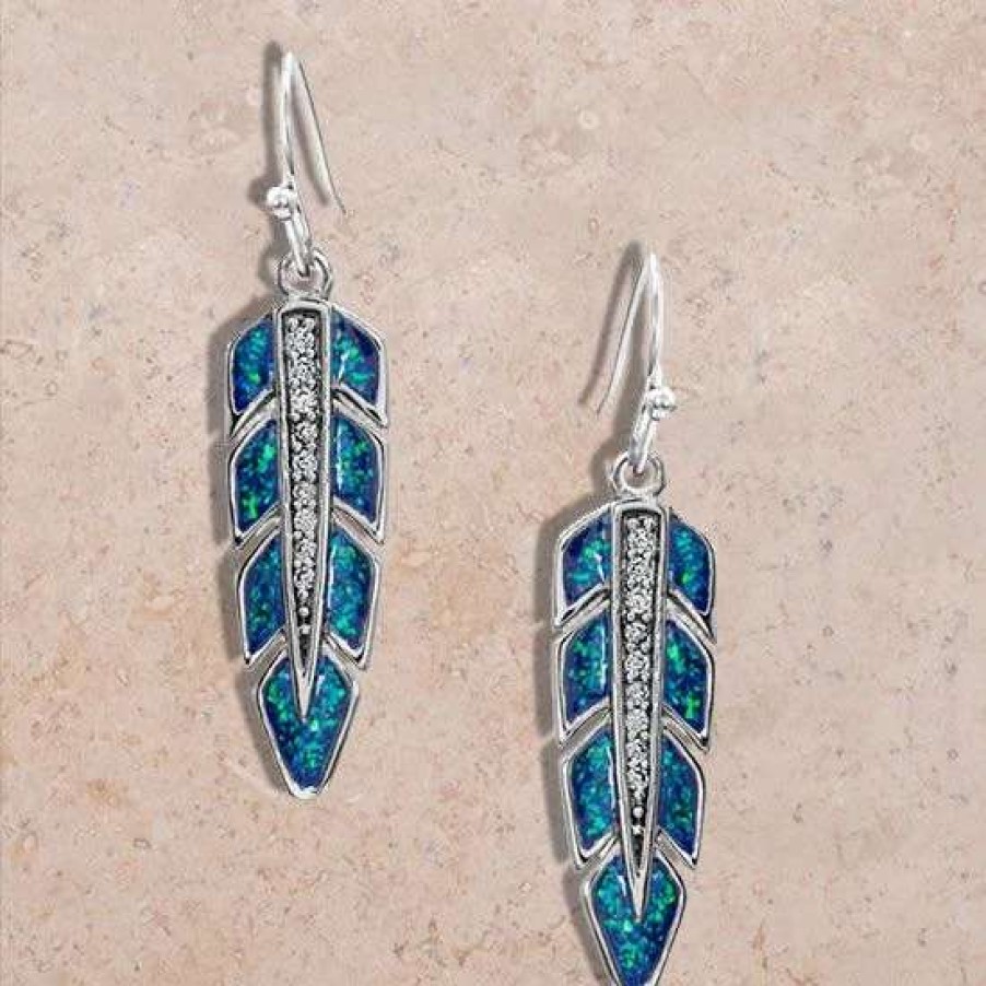 Jewelry * | Montana Silversmiths Feather Earrings