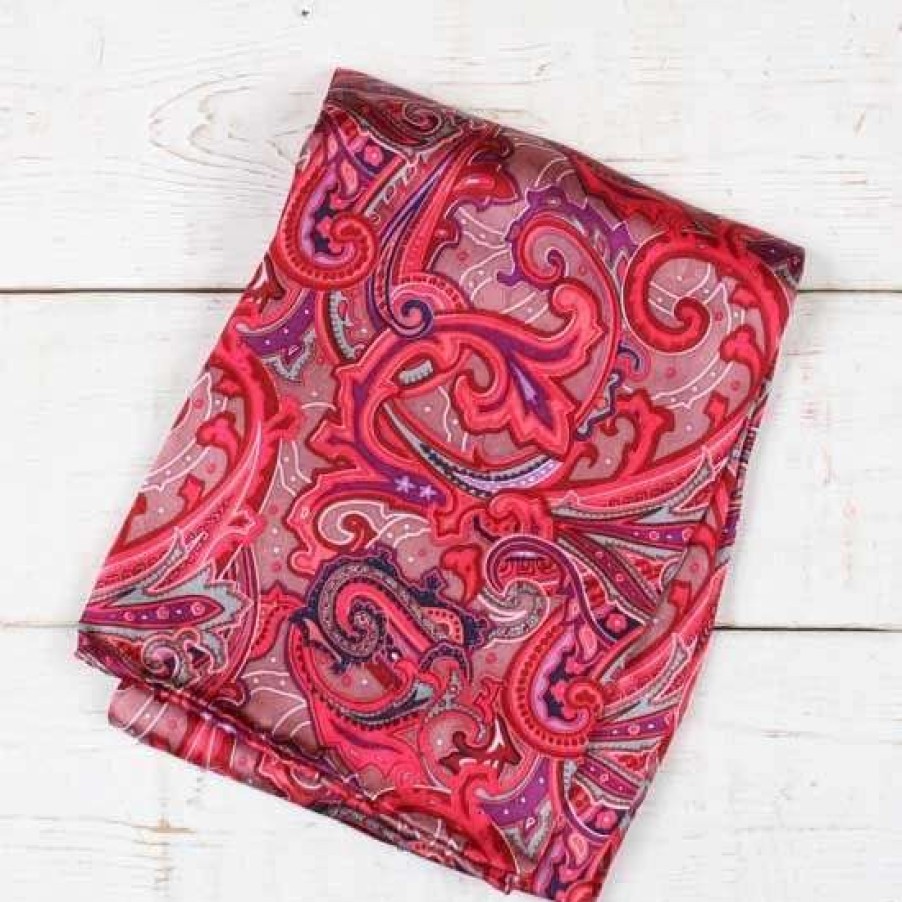 Scarves * | Paisley Fruit Punch Wild Rag