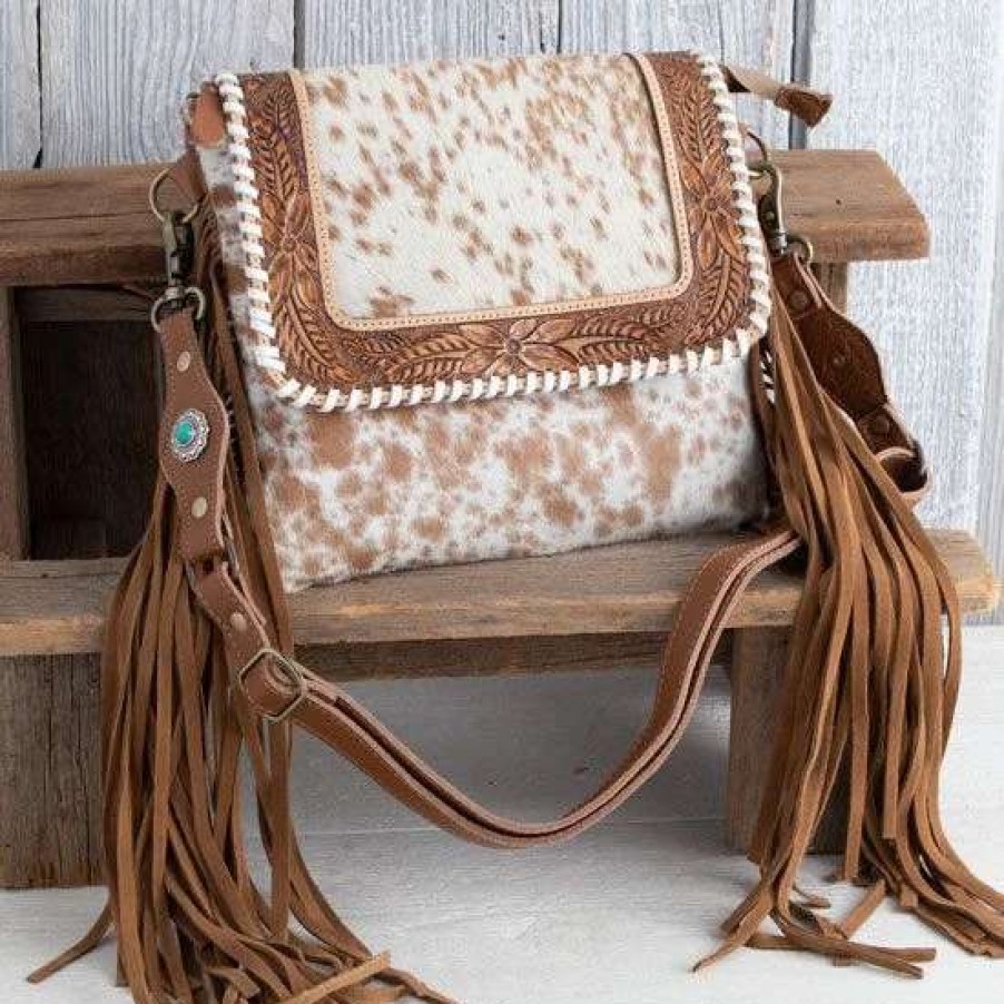 Handbags * | Blendy Hand Tooled Bag