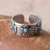 Jewelry * | Montana Silversmiths Rising Above Thunderbird Turquoise Ring