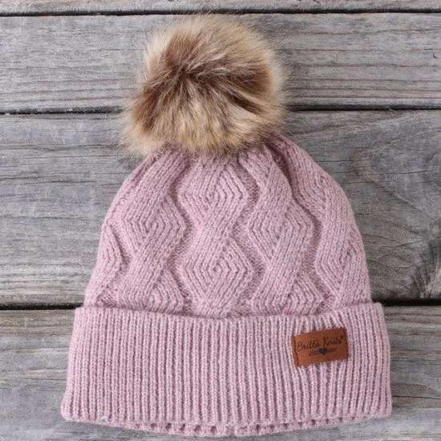 Winter Accessories * | Lilac Mainstay Pom Hat