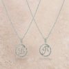 Jewelry * | Montana Silversmiths Rope Initial Necklaces