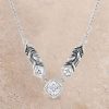 Jewelry * | Montana Silversmiths Wheat Crystal Necklace