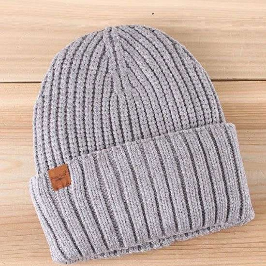 Winter Accessories * | Gray Mainstay Beanie