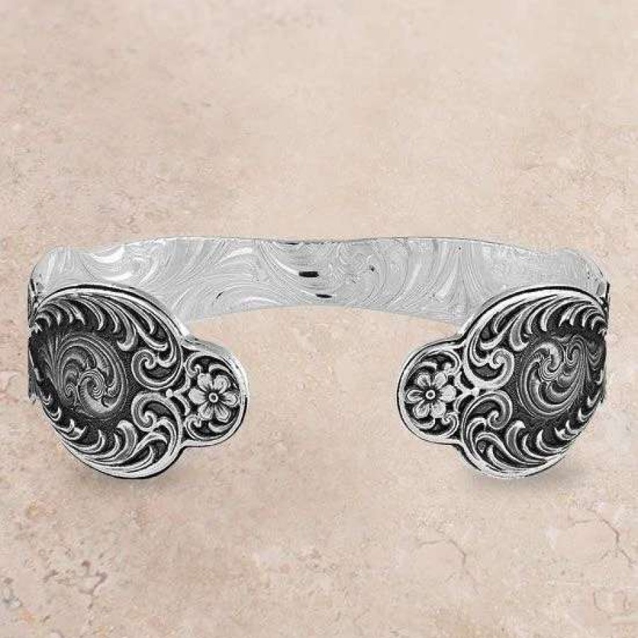 Jewelry * | Montana Silversmiths Montana Silversmith Treasure Spoon Cuff Bracelet