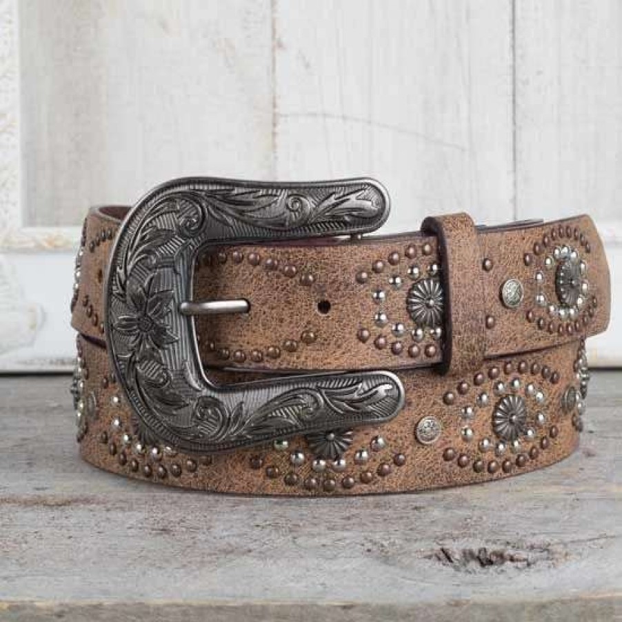 Belts * | Nocona Studded Belt