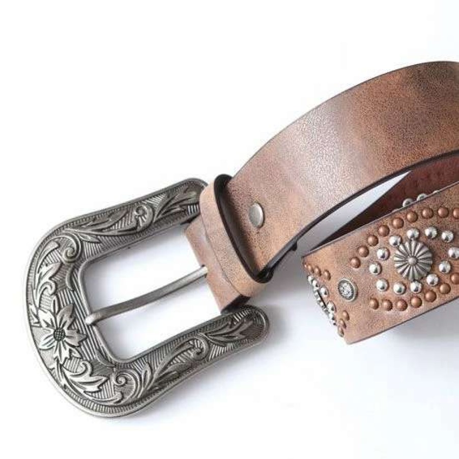 Belts * | Nocona Studded Belt