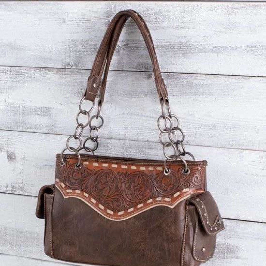 Handbags * | Montana West Blossom Concealed Carry Handbag