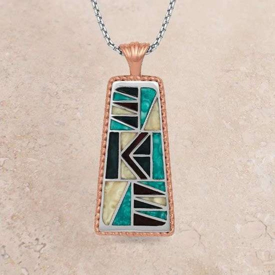 Jewelry * | Montana Silversmiths American Legends Tablet Necklace