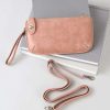 Handbags * | Country Grace Dust Mauve Crossbody Wristlet Clutch