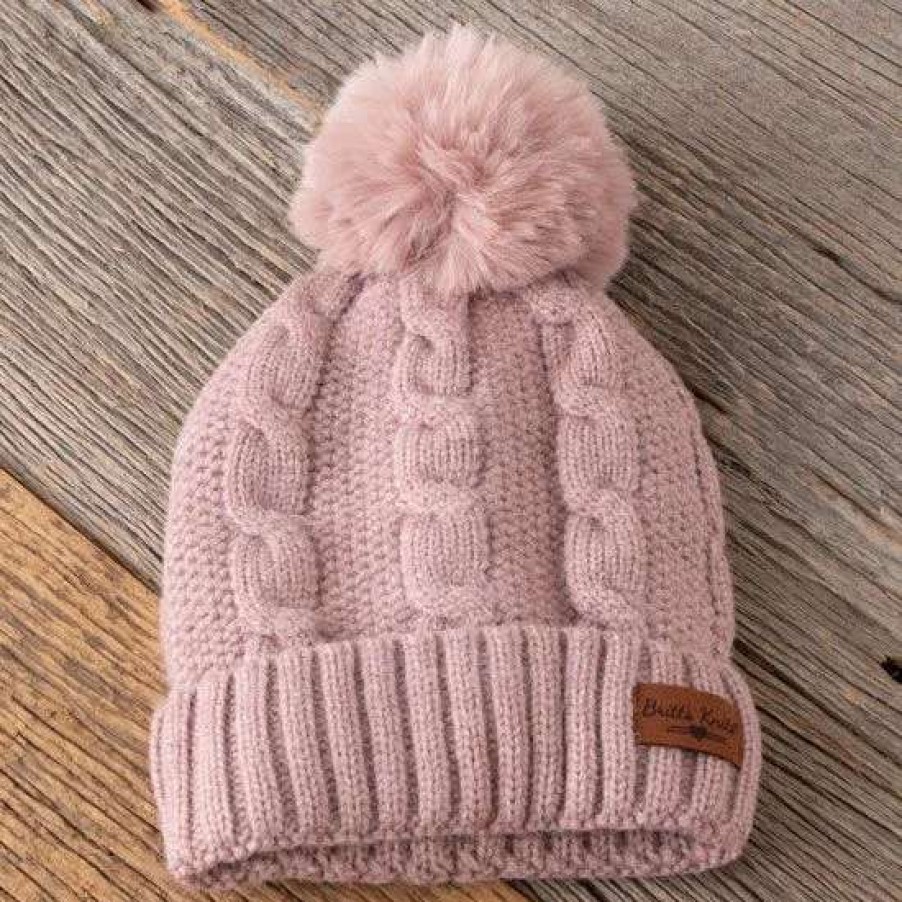 Winter Accessories * | Blush Classic Pom Hat