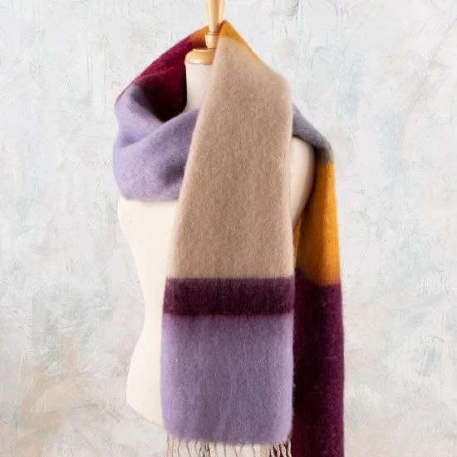 Scarves * | Purple Sunshine Blanket Scarf