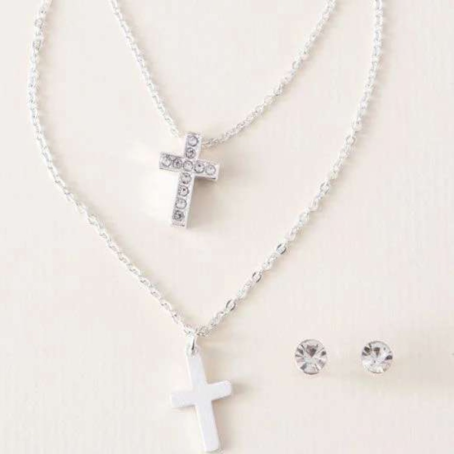 Jewelry * | Country Grace Little Blessings Jewelry Set