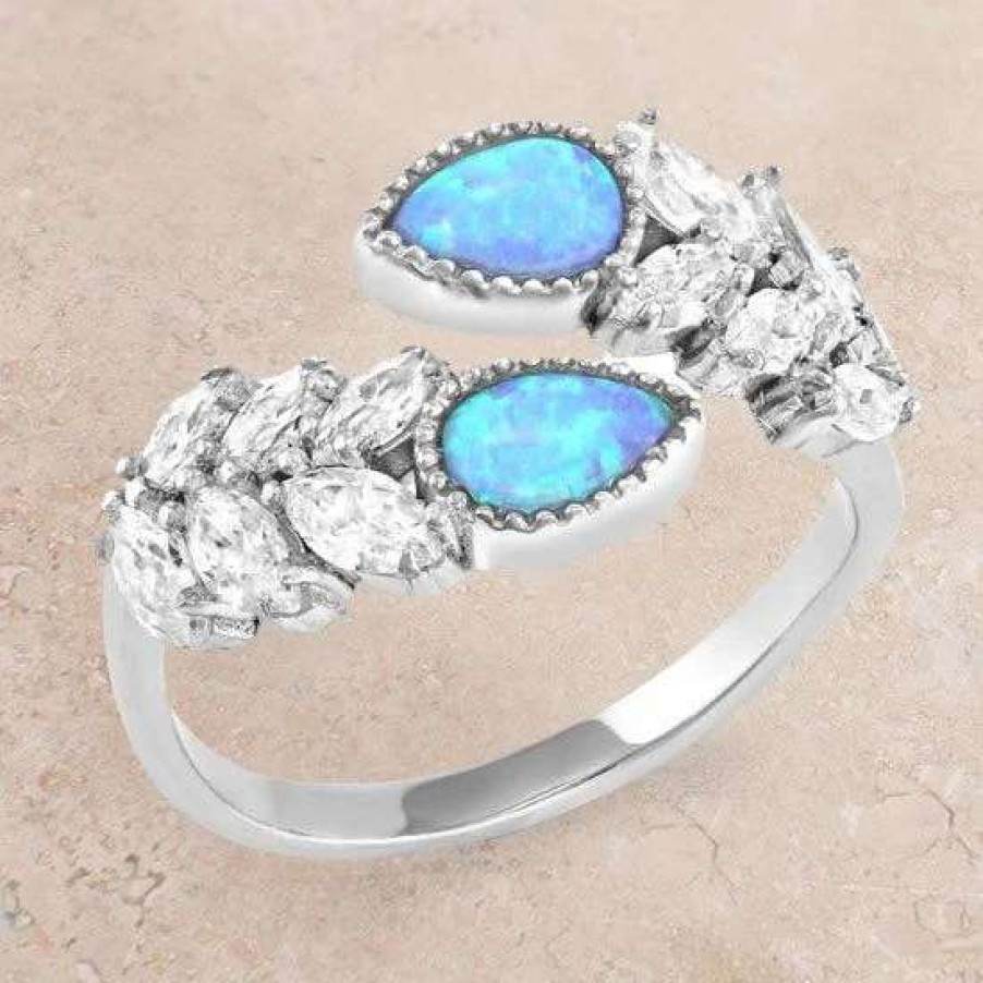 Jewelry * | Montana Silversmiths Montana Silversmith Opal Crystal Ring