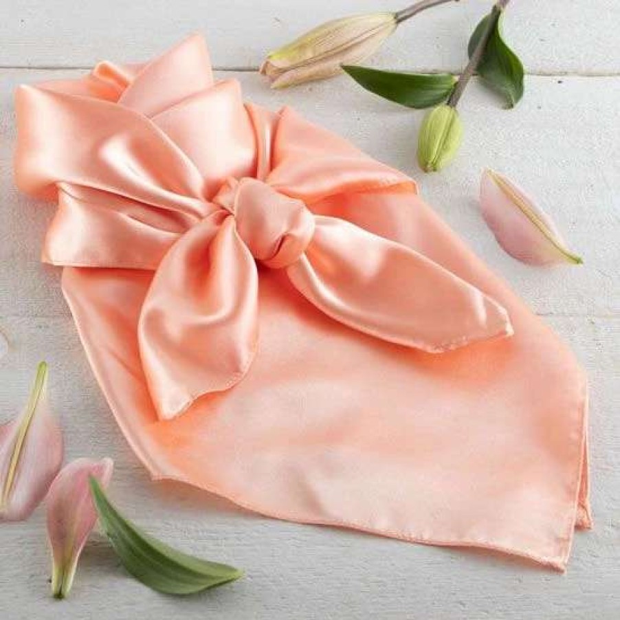 Scarves * | Peach Wild Rag