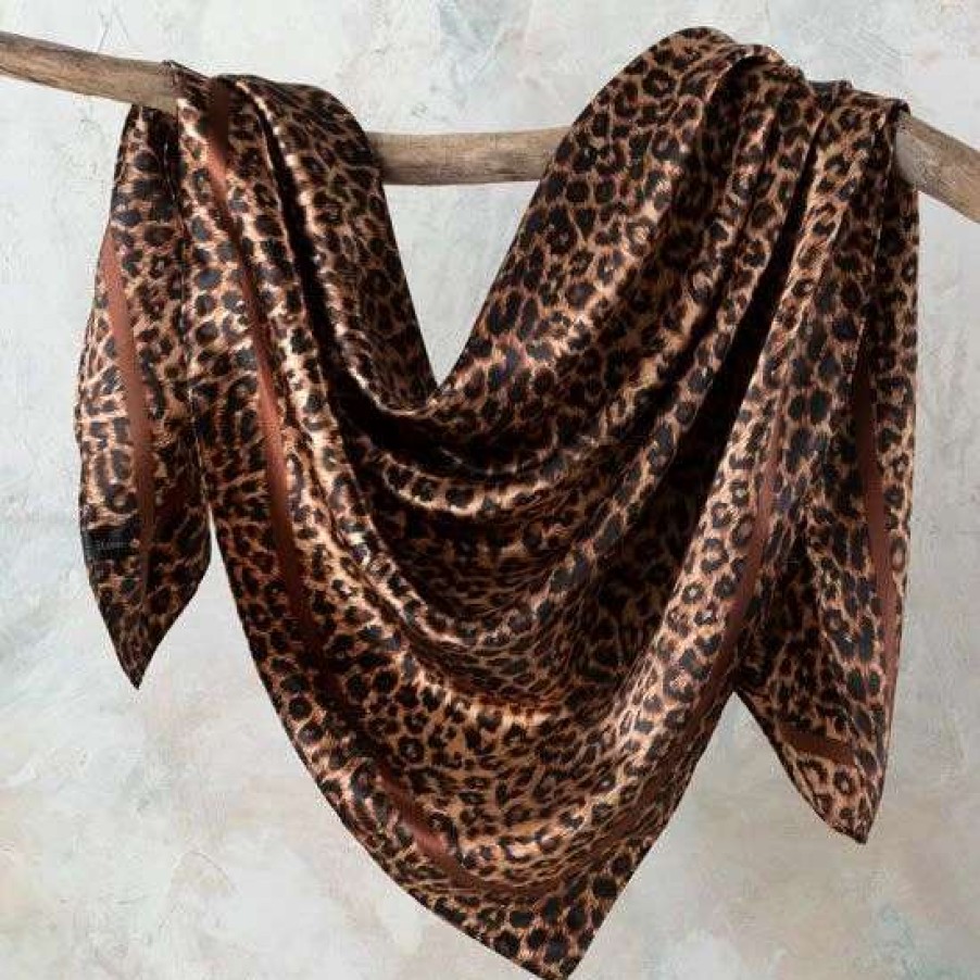 Scarves * | Wild Leopard Print Wild Rag