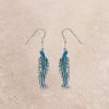 Jewelry * | Montana Silversmiths Opal Feather Earrings