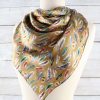 Scarves * | Gold Feather Wild Rag