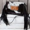 Handbags * | American Darling Tooled Leather Cowhide Crossbody