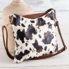 Handbags * | Cow Print Crossbody Bag