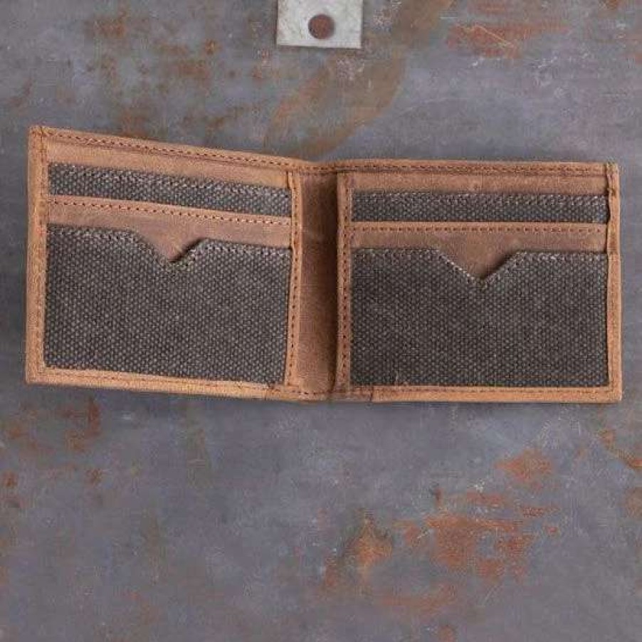 Handbags * | Sts Ranchwear Sts Forman Canvas Bifold Ii Wallet