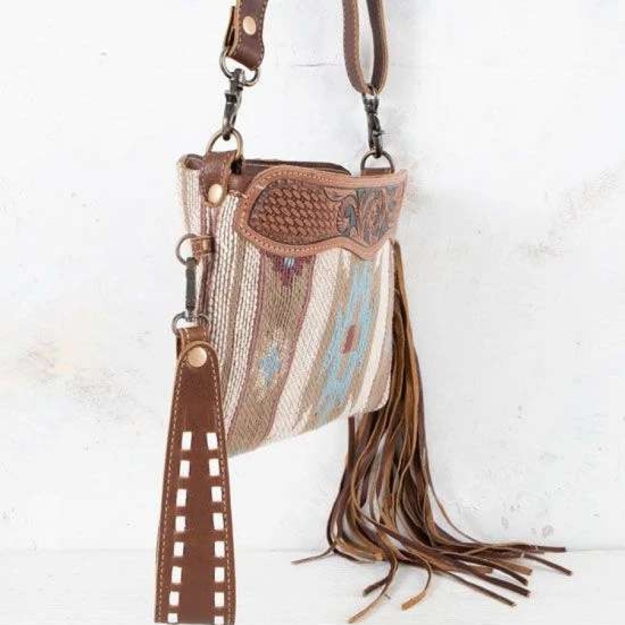 Handbags * | Bandera Aztec Crossbody & Wristlet Bag