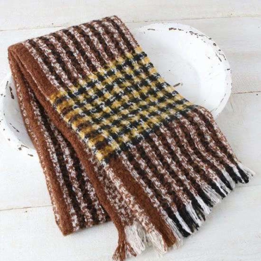 Scarves * | Hidden Valley Plaid Scarf